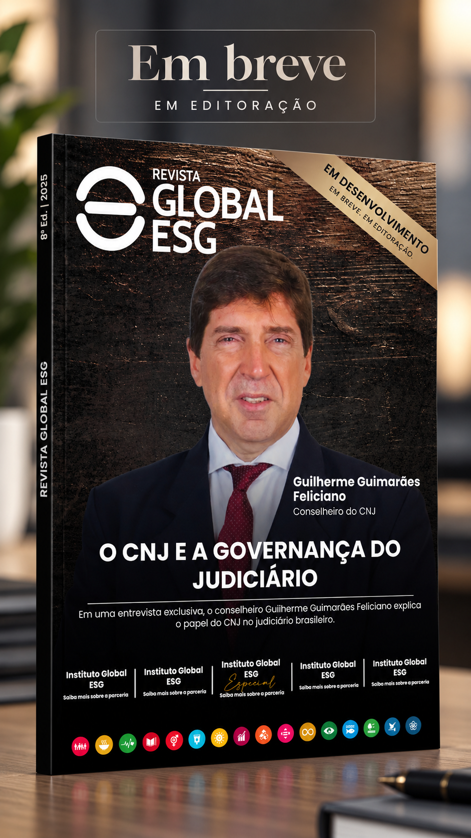 Capa preliminar da Edição 8 da Revista Global ESG