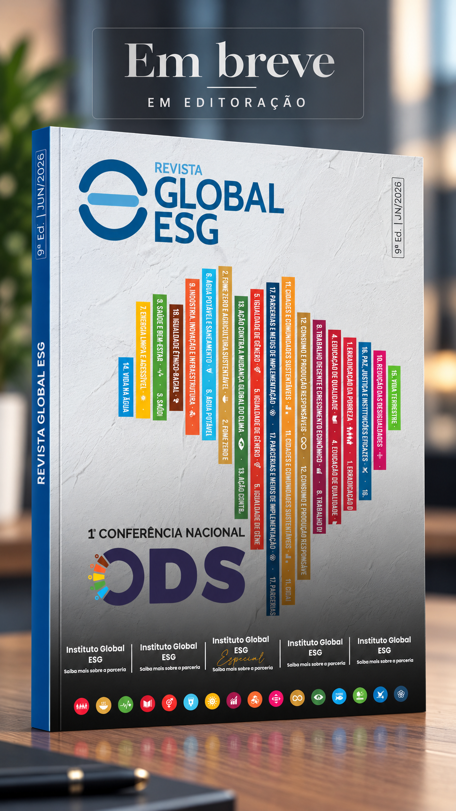 Capa preliminar da Edição 9 da Revista Global ESG