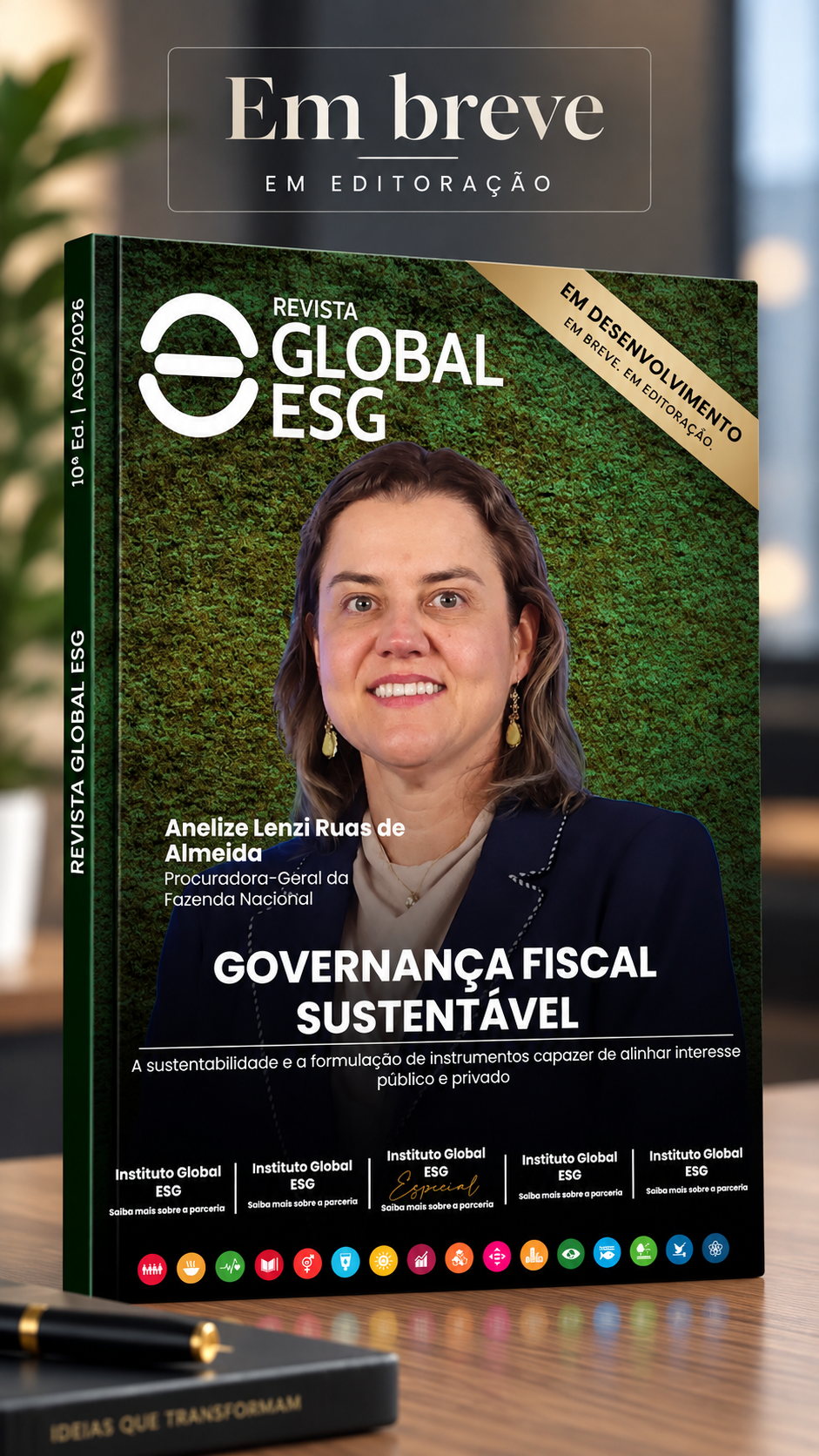 Capa preliminar da Edição 10 da Revista Global ESG
